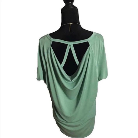 Short sleeve top with strappy back - Picture 3 of 4